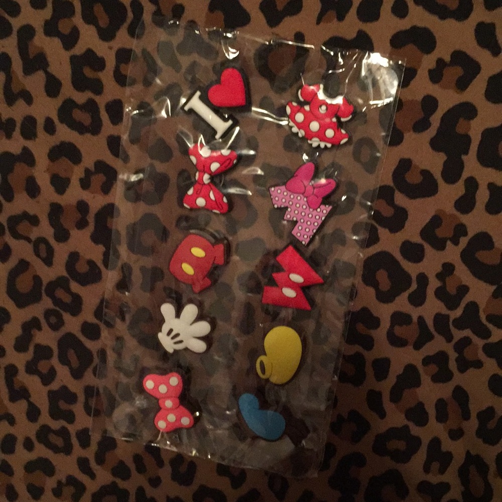 Mickey Mouse Shoe Charms, New